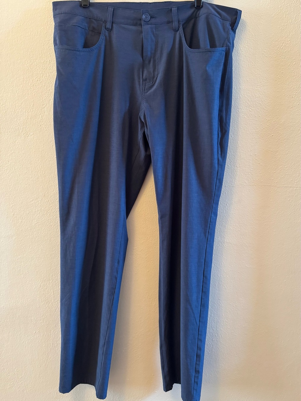 Callaway Mens Bluish Grey Performance Golf Pants Flat Front Tech Stretch 38x34
